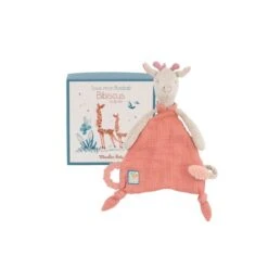 Moulin Roty Doudou Attache-tétine Girafe Sous Mon Baobab -Moulin Roty 3575676690178 3575676690178 9BaseMedia 550Wx550H
