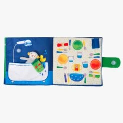 Moulin Roty Livre Tissu Ma Journée -Moulin Roty 661078 14 gris