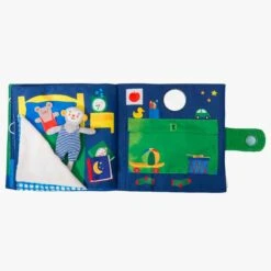 Moulin Roty Livre Tissu Ma Journée -Moulin Roty 661078 18 gris