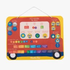 Moulin Roty Calendrier Magnétique 45 Magnets -Moulin Roty 661366 2 gris