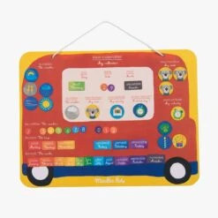 Moulin Roty Calendrier Magnétique 45 Magnets -Moulin Roty 661366 3 gris