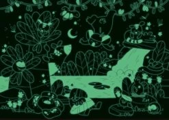 Moulin Roty Puzzle Phosphorescent La Cascade 24 Pièces