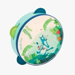 Moulin Roty Tambourin Bleu Zimba -Moulin Roty 668407 3 gris