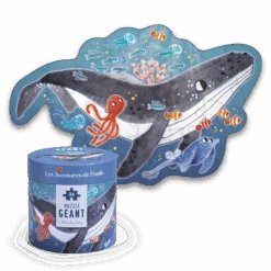 Moulin Roty Puzzle Géant Baleine 36 Pièces