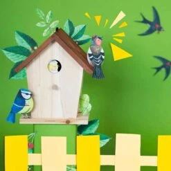 Moulin Roty Cabane à Oiseaux 7 Moulin Roty Cabane à Oiseaux -Moulin Roty 712301 3 gris 1