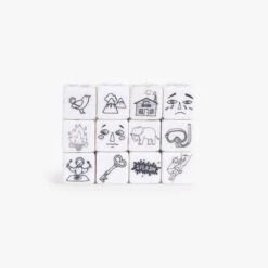 Moulin Roty Dés à Histoires Au Coin Du Feu -Moulin Roty 712425 3 gris