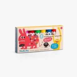 Moulin Roty 8 Marqueurs Tampons -Moulin Roty 716601 5 gris 1