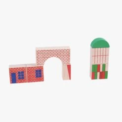 Moulin Roty Jeu De Construction En Bois Bloc Ville -Moulin Roty 720404 10 gris