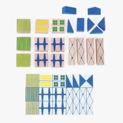 Moulin Roty Jeu De Construction En Bois Bloc Ville -Moulin Roty 720404 6 gris