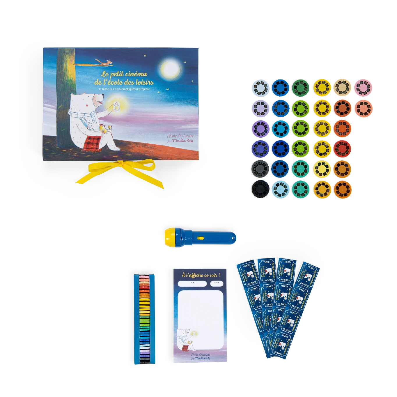 Moulin Roty Coffret Cinéma 32 Histoires Du Soir 6 Moulin Roty Coffret Cinéma 32 Histoires Du Soir – Image 4