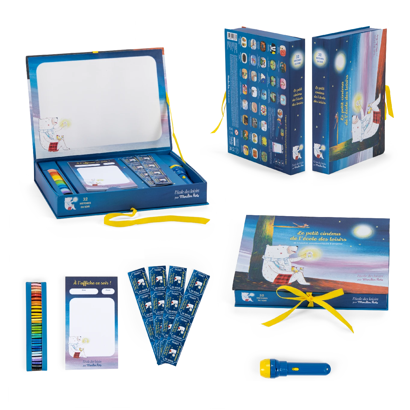 Moulin Roty Coffret Cinéma 32 Histoires Du Soir 8 Moulin Roty Coffret Cinéma 32 Histoires Du Soir – Image 6