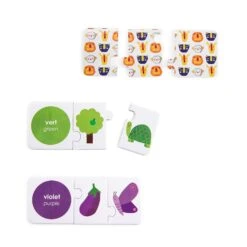 Moulin Roty Puzzles Les Couleurs -Moulin Roty 8 puzzles les couleurs Les Popipop Moulin Roty 3