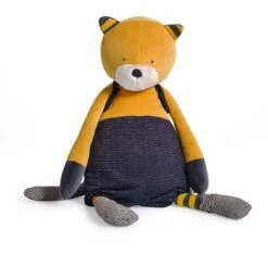 Moulin Roty Peluche Géante Chat Moutarde Lulu