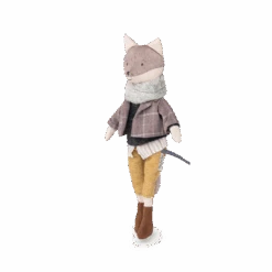 Moulin Roty Poupée Renard Justin -Moulin Roty Poupee renard Justin La petite ecole de danse Moulin Roty 1