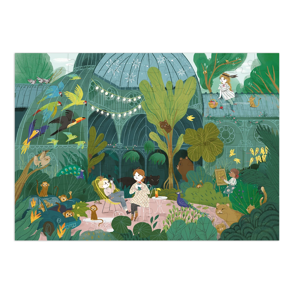Moulin Roty Puzzle Au Jardin Des Plantes 100 Pcs – Image 2
