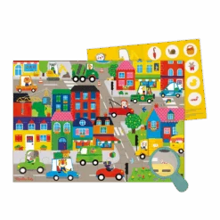 Moulin Roty Puzzle En Ville 48 Pcs -Moulin Roty Puzzle En ville 48 pcs Les Popipop Moulin Roty 2