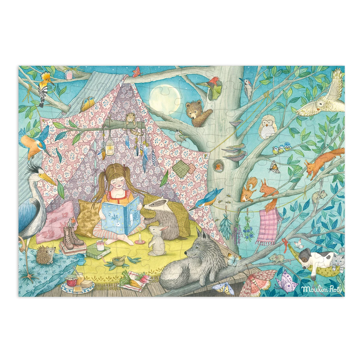 Moulin Roty Puzzle La Cabane Secrète 100 Pcs 4 Moulin Roty Puzzle La Cabane Secrète 100 Pcs – Image 2