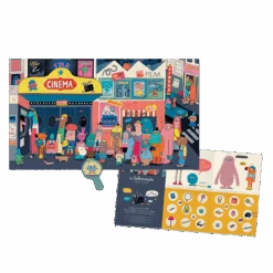 Moulin Roty Puzzle Tous Au Cinoche ! 200 Pcs -Moulin Roty Puzzle Tous au cinoche 200 pcs Les Schmouks Moulin Roty 2