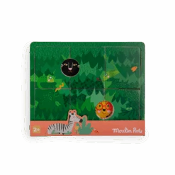 Moulin Roty Puzzle En Bois à 3 étages