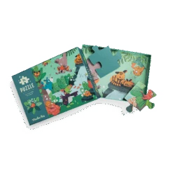 Moulin Roty Puzzle Phosphorescent La Cascade 24 Pièces -Moulin Roty Puzzle phosphorescent La cascade 24 pcs Dans la jungle Moulin Roty 1 1