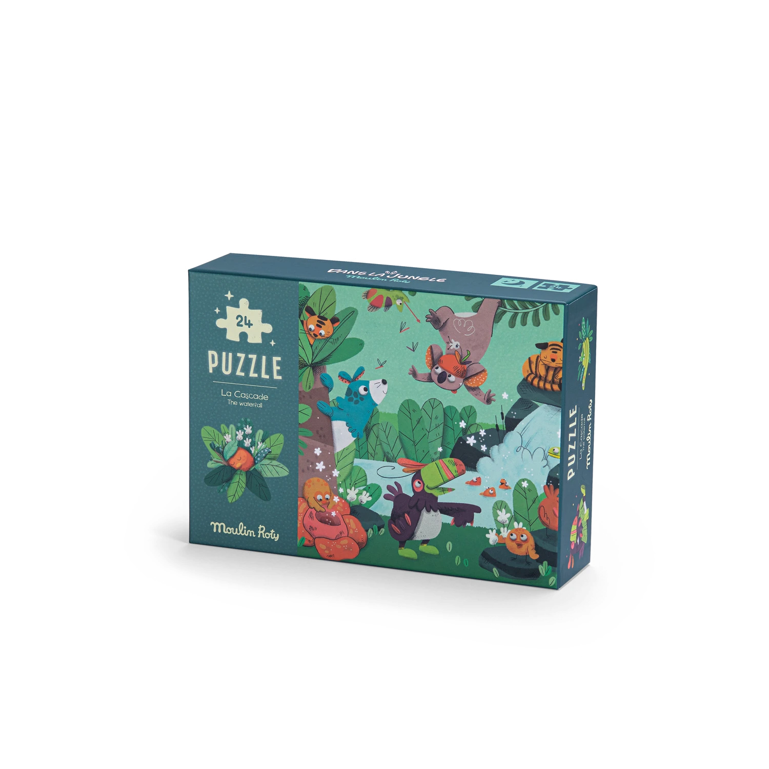 Moulin Roty Puzzle Phosphorescent La Cascade 24 Pièces – Image 2