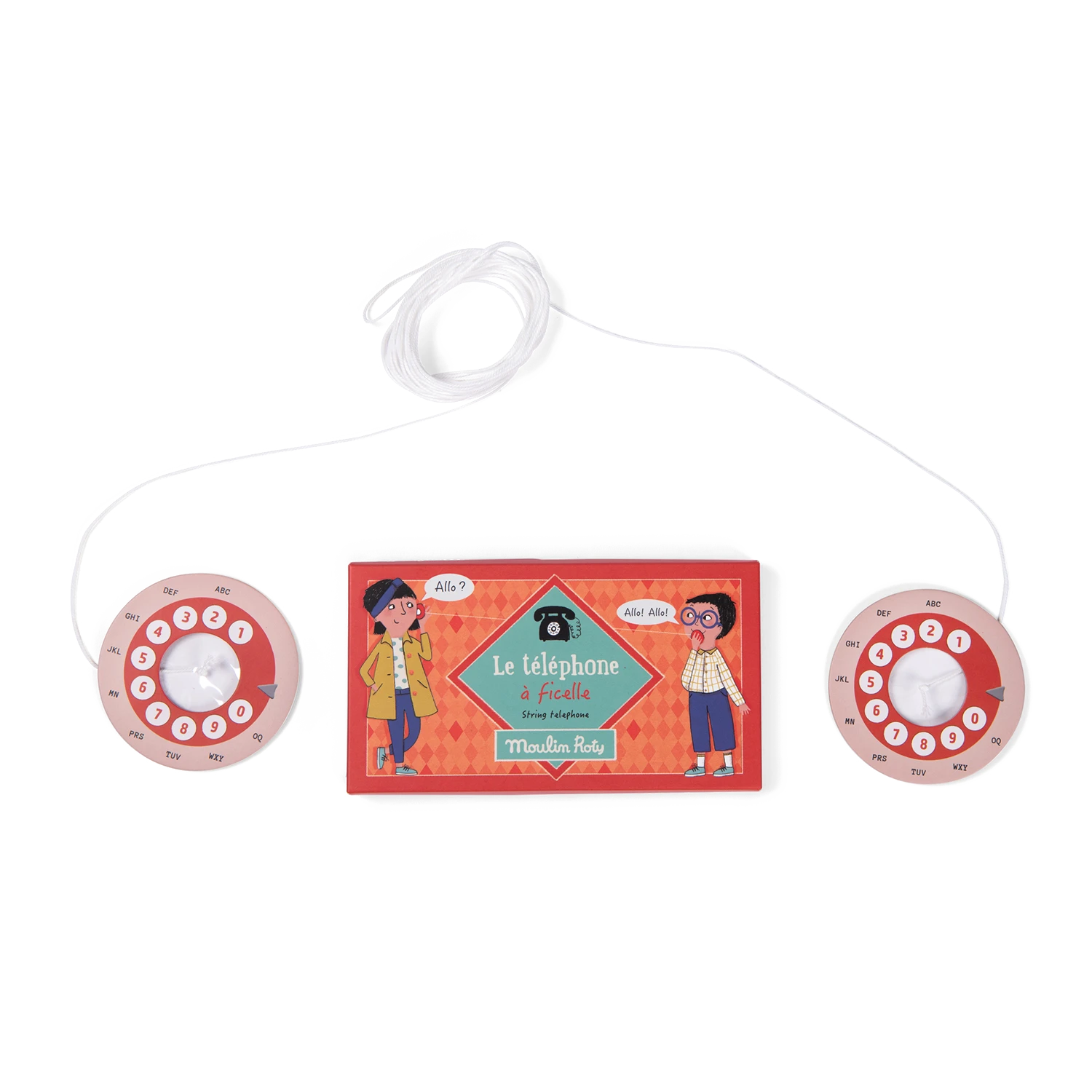 Moulin Roty Téléphone à Ficelle 5 Moulin Roty Téléphone à Ficelle – Image 3