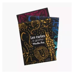 Moulin Roty Cartes à Gratter Nocturnes (doré)