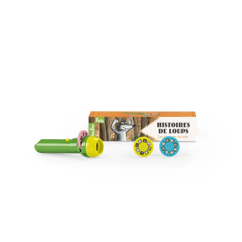 Moulin Roty Lampe à Histoires (Le Loup) 3 Moulin Roty Lampe à Histoires (Le Loup)