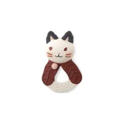 Anneau De Dentition Caoutchouc Chat "Après La Pluie" - Moulin Roty
