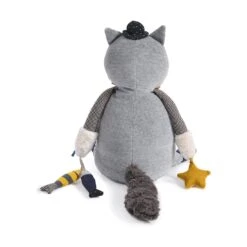 Peluche D'activité Chat Les Moustaches - Moulin Roty -Moulin Roty moulin roty chat d activite les moustaches 3