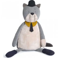 Peluche Géante Chat Fernand "Les Moustaches" - Moulin Roty