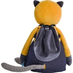 Chat Géant Lulu "Les Moustaches" - Moulin Roty -Moulin Roty moulin roty chat geant moutarde lulu les moustaches 2