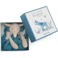 Doudou Attache-tétine Eléphant - Sous Mon Baobab - Moulin Roty -Moulin Roty moulin roty doudou attache tetine elephant sous mon baobab 7