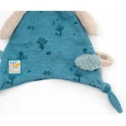 Doudou Attache-tétine Eléphant - Sous Mon Baobab - Moulin Roty -Moulin Roty moulin roty doudou attache tetine elephant sous mon baobab 9