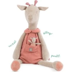 Peluche Géante Bibiscus La Girafe "Sous Mon Baobab" - Moulin Roty -Moulin Roty moulin roty girafe geante sous mon baobab 2