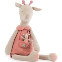 Peluche Géante Bibiscus La Girafe "Sous Mon Baobab" - Moulin Roty -Moulin Roty moulin roty girafe geante sous mon baobab 3