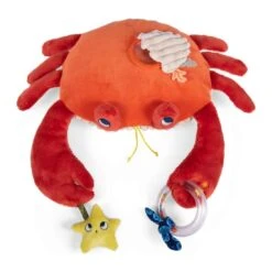 Grand Crabe Peluche D'activités - Les Aventures De Paulie - Moulin Roty -Moulin Roty moulin roty grand crabe d activites les aventures de paulie 2