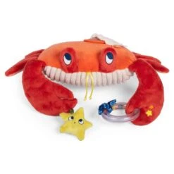Grand Crabe Peluche D'activités - Les Aventures De Paulie - Moulin Roty -Moulin Roty moulin roty grand crabe d activites les aventures de paulie 3