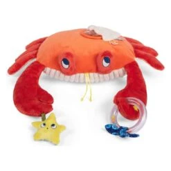 Grand Crabe Peluche D'activités - Les Aventures De Paulie - Moulin Roty -Moulin Roty moulin roty grand crabe d activites les aventures de paulie 4