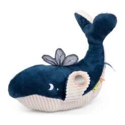 Grande Peluche Baleine D'activités - Les Aventures De Paulie - Moulin Roty -Moulin Roty moulin roty grande peluche baleine d activites les aventures de paulie 2