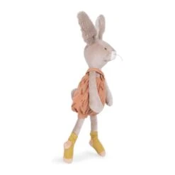 Peluche Lapin Argile Trois Petits Lapins - Moulin Roty -Moulin Roty moulin roty lapin argile trois petits lapins 1