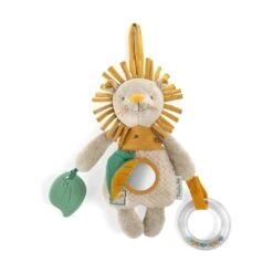 Doudou Lion D'activités Sous Mon Baobab - Moulin Roty