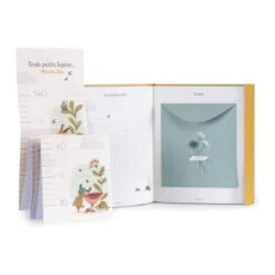 Livre De Naissance Trois Petits Lapins 80 Pages - Moulin Roty -Moulin Roty moulin roty livre de naissance trois petits lapins 80 pages 4