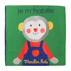 Livre Tissu Je M'habille - Les Popipop - Moulin Roty -Moulin Roty moulin roty livre tissu je m habille les popipop 2