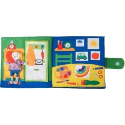 Livre Tissu Ma Journée - Les Popipop - Moulin Roty -Moulin Roty moulin roty livre tissu ma journee les popipop 2