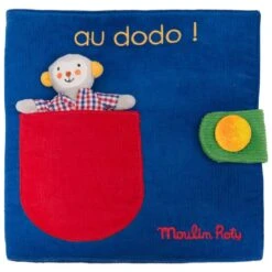 Livre Tissu Ma Journée - Les Popipop - Moulin Roty