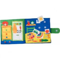 Livre Tissu Ma Journée - Les Popipop - Moulin Roty -Moulin Roty moulin roty livre tissu ma journee les popipop 3