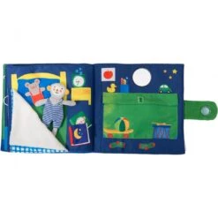 Livre Tissu Ma Journée - Les Popipop - Moulin Roty -Moulin Roty moulin roty livre tissu ma journee les popipop 4