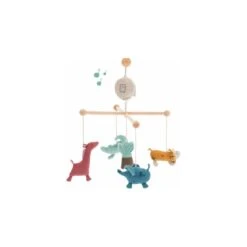 Mobile Musical En Bois "Sous Mon Baobab" - Moulin Roty