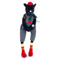 Peluche Chat Eddie - Les Broc & Roll's - Moulin Roty -Moulin Roty moulin roty peluche chat eddie les broc roll s 2